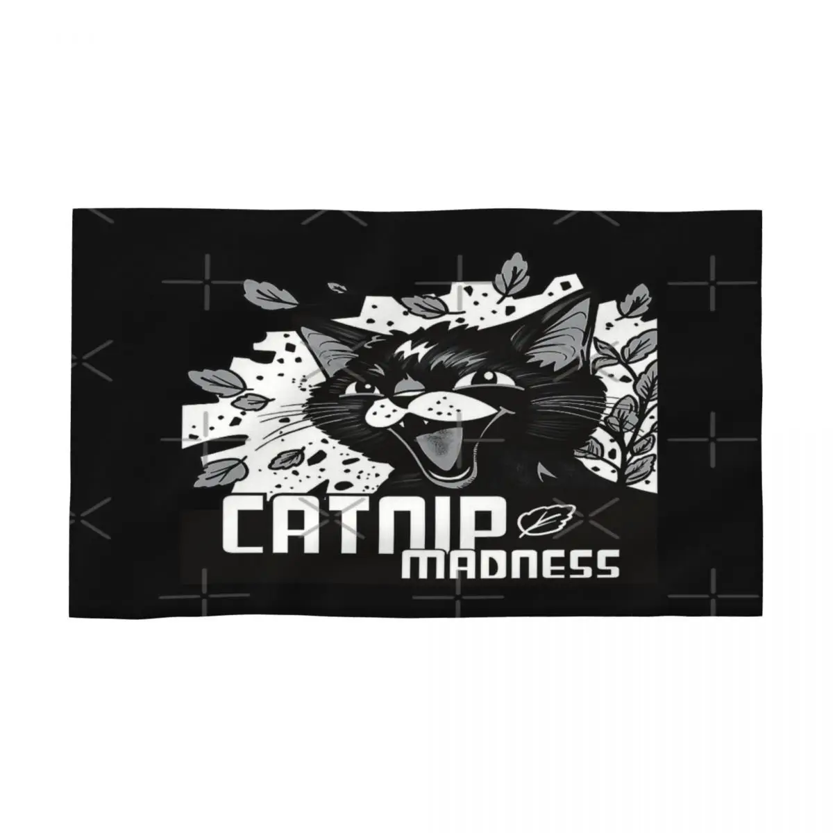 Catnip Madness Cute Cat Funny Cat Vintage (2) 40x70cm Face Wash Cloth Skin-friendly Suitable for Pool Personalised Pattern