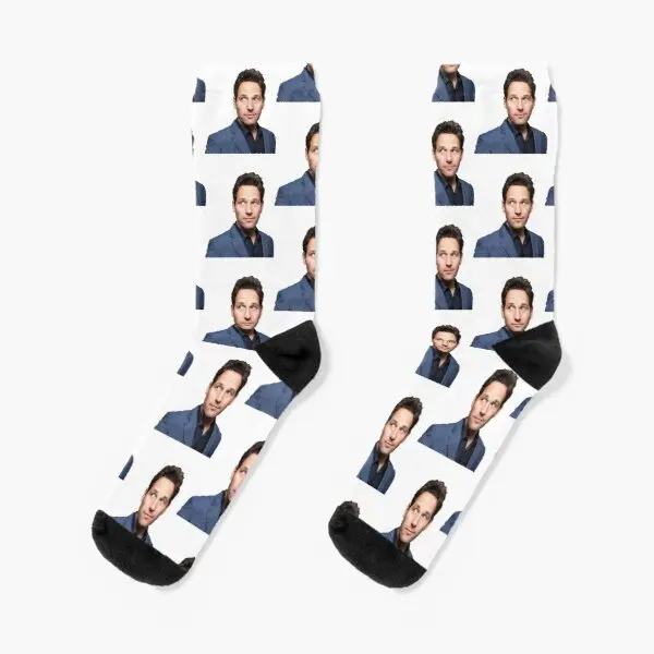 

Мужские и женские носки до Колена Paul Rudd, черные короткие носки,