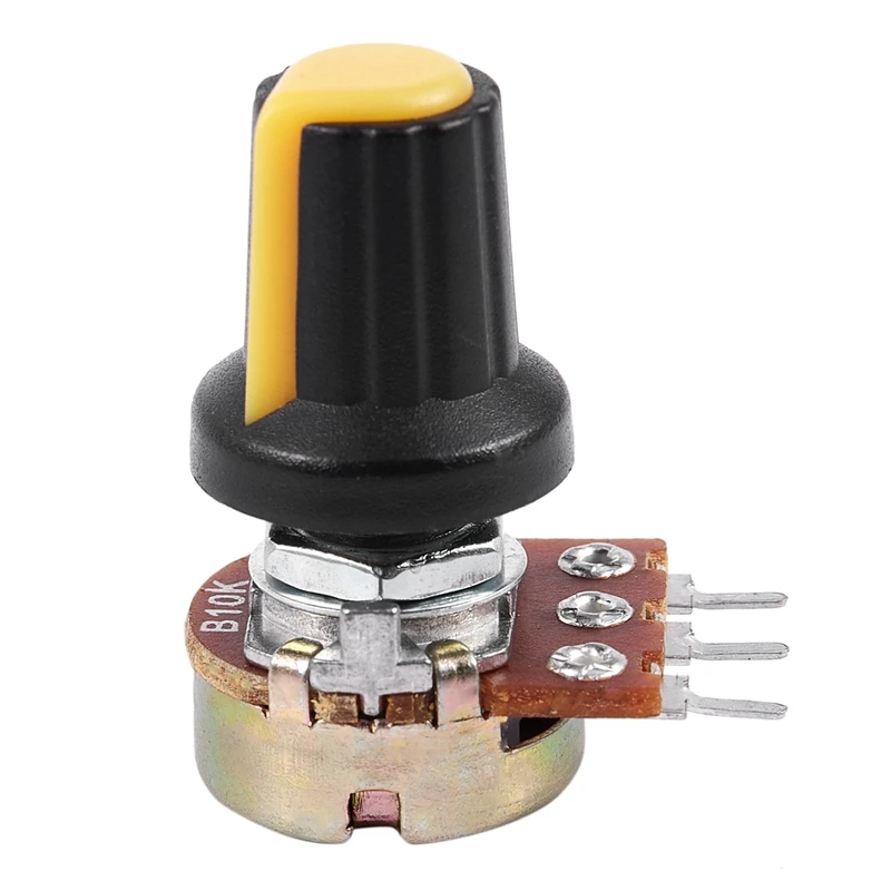 

New 5pcs 10K OHM 3 Terminal Linear Taper Rotary o B Type Potentiometer