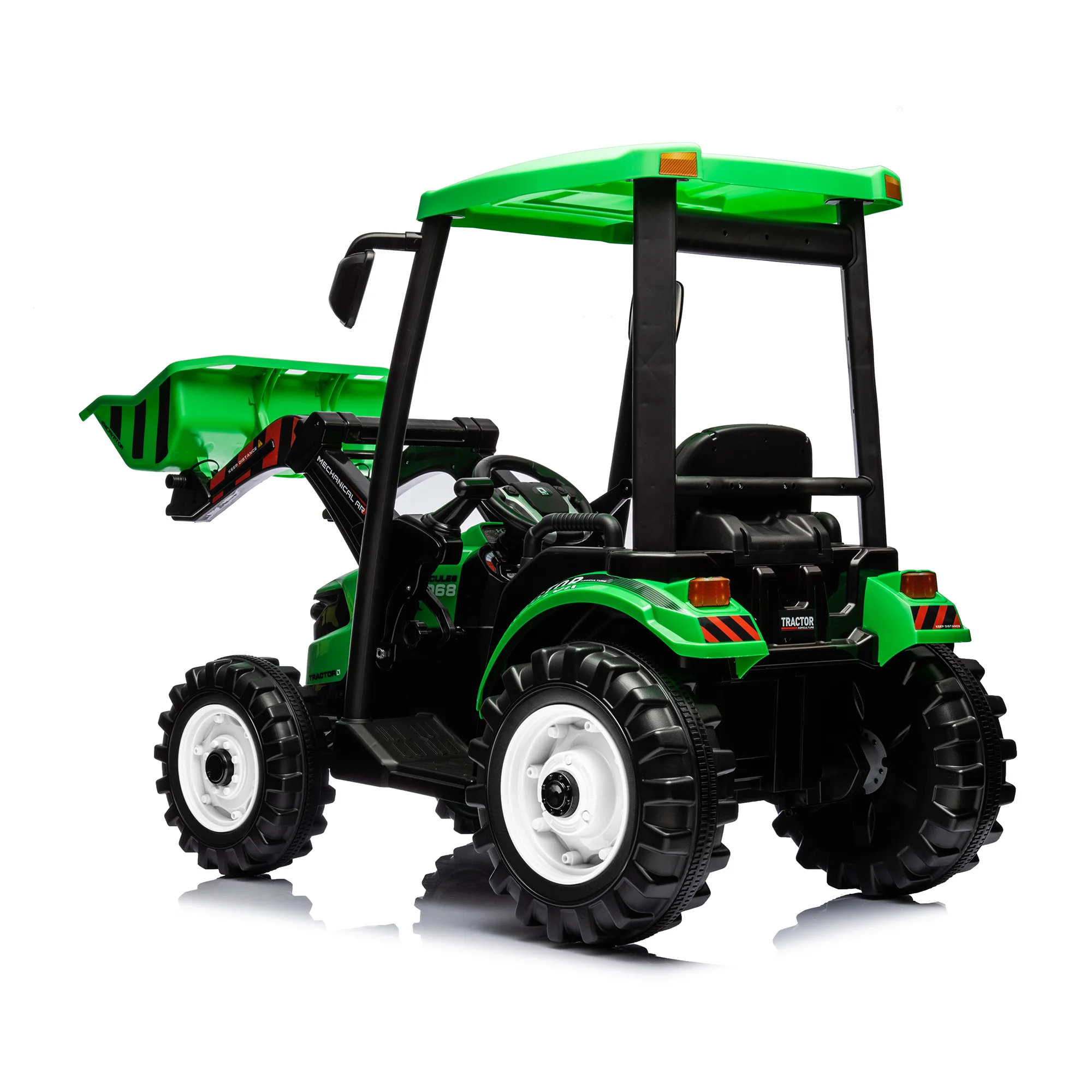 Toys Battery Powered Excavator Electric Vehicles With Trailer, Digger For Toddlers (