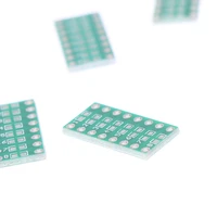 10pcs pcb board smd turn to dip adapter converter plate