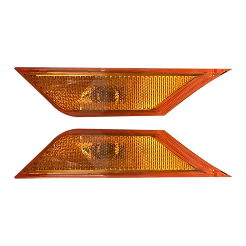 

2X Side Marker Turn Signal Light Fender Side Leaf Lamp With LED Bulb For Honda Civic 2016-2020 34350TETH01 34300TETH01