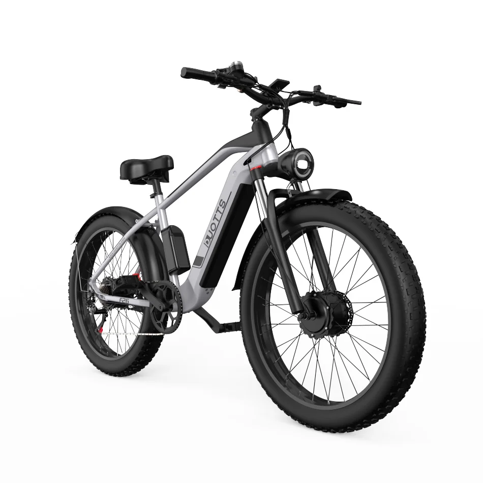 EU Warehouse DUOTTS F26 Electric Bike 20AH Battery 48V 1500W Men's Mountain Bike 26*4.0 Fat Tire 21 Speed Gear Ebike