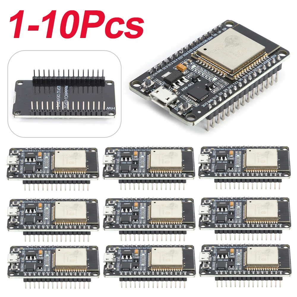 

Двухъядерная плата для разработки ЦП с Wi-Fi и Bluetooth, Φ ESP32, 1-10 шт., модуль с поддержкой Wi-Fi и Bluetooth, сверхнизкое энергопотребление