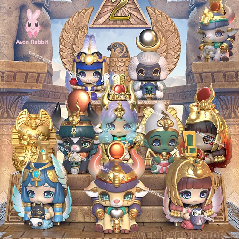 AARU GARDEN Series 2 глухая коробка игрушки загадочная коробка Mistery египетская фигурка Caja Misteriosa Kawaii игрушки модель подарок на день рождения сюрприз