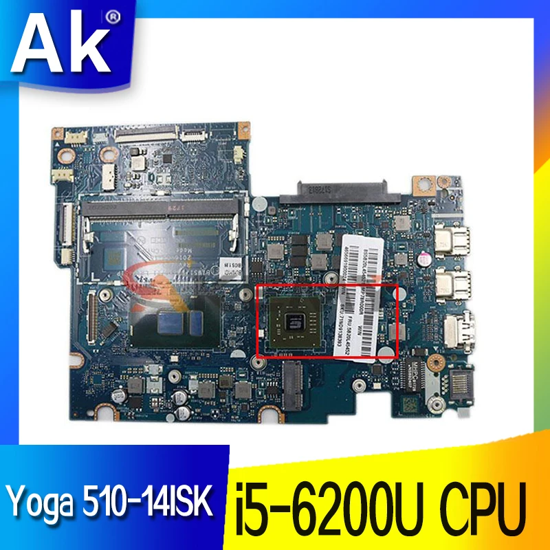

BIUS1/S2/Y0/Y1 LA-D451P for lenovo Yoga 510-14ISK motherboard Flex 4-1470 Mainboard 80S7 80SA FRU 5B20L46008 5B20L46045 I5-6200
