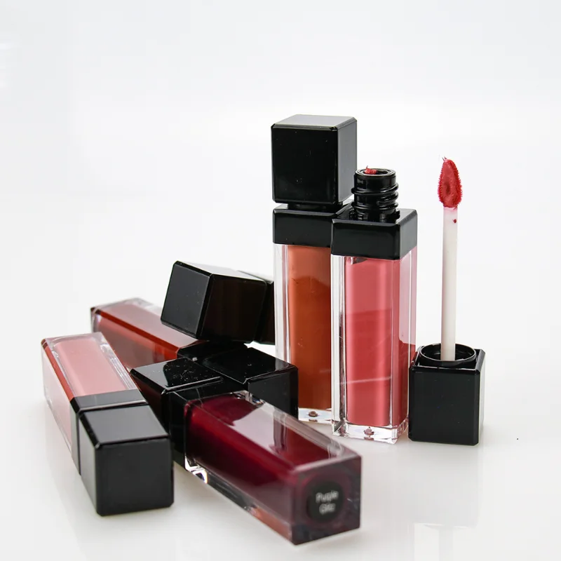 New Lipstick Unisex No Logo Lipstick Matte Velvet Square Tube Liquid Lipstick matte lipstick  make up  beauty Dmg18