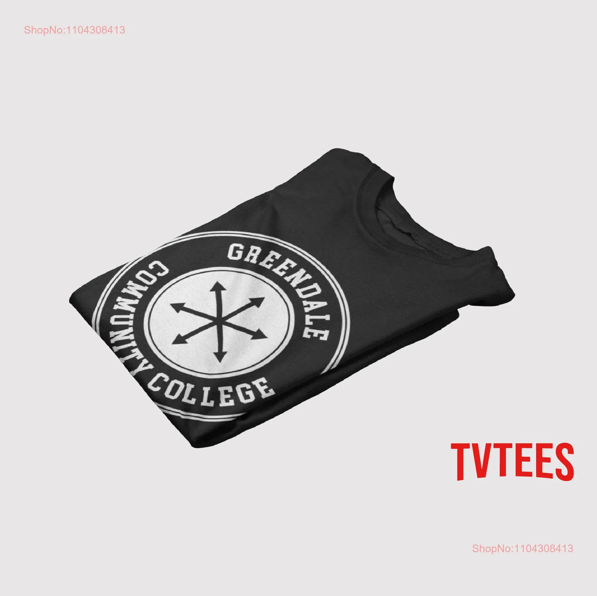 Футболка Greendale Community College с длинными или короткими рукавами