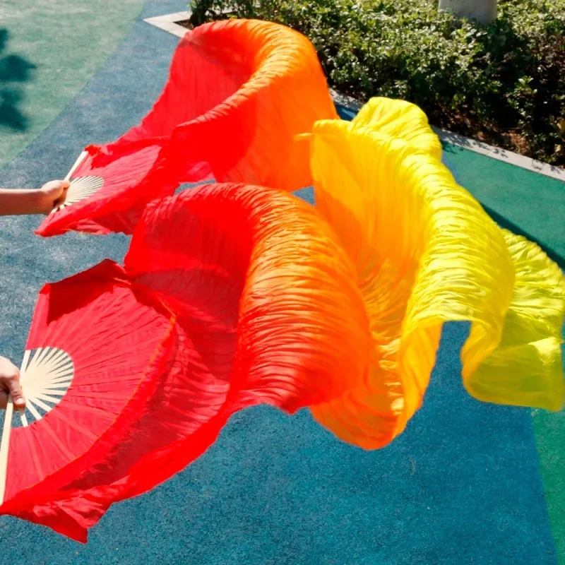 Женская Фата для танца живота шелковая фата из 100% натурального шелка 1 пара 180*90 см