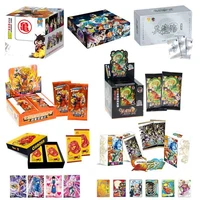 new japanese anime dragon ball card christmas super sayayin heros trading card game collection cards toys for children