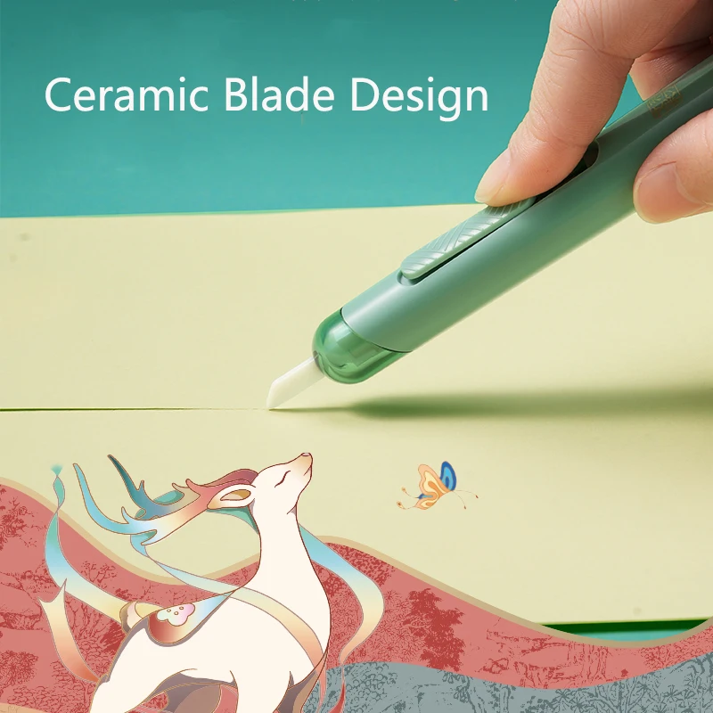 Deli Ceramics Box резак многофункциональный нож безопасные карманные ножи для бумаг без