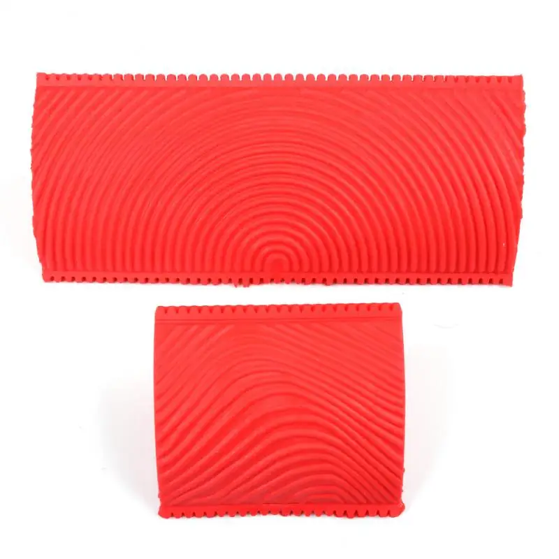 

2PCS 2.4 Inch Imitation Wood Grain Paint Roller Brush Wall Painting Tool Sets Wall Texture Art Painting Tool Set Wall Painting