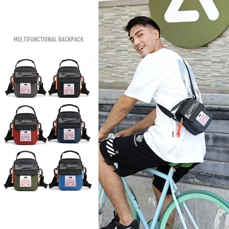 Men's Shoulder Messenger Bag Waterproof And Hard-wearing Shoulder Bag Leisure Sports Pouch Men's Bags Shoulder Bag Cross Bag Men