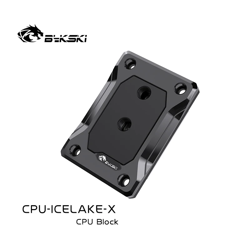 Enlarge Bykski CPU Water Cooling Only For INTEL LGA4189 / ICELAKE Black POM and Copper Version PC Water Block Radiator CPU-ICELAKE-X