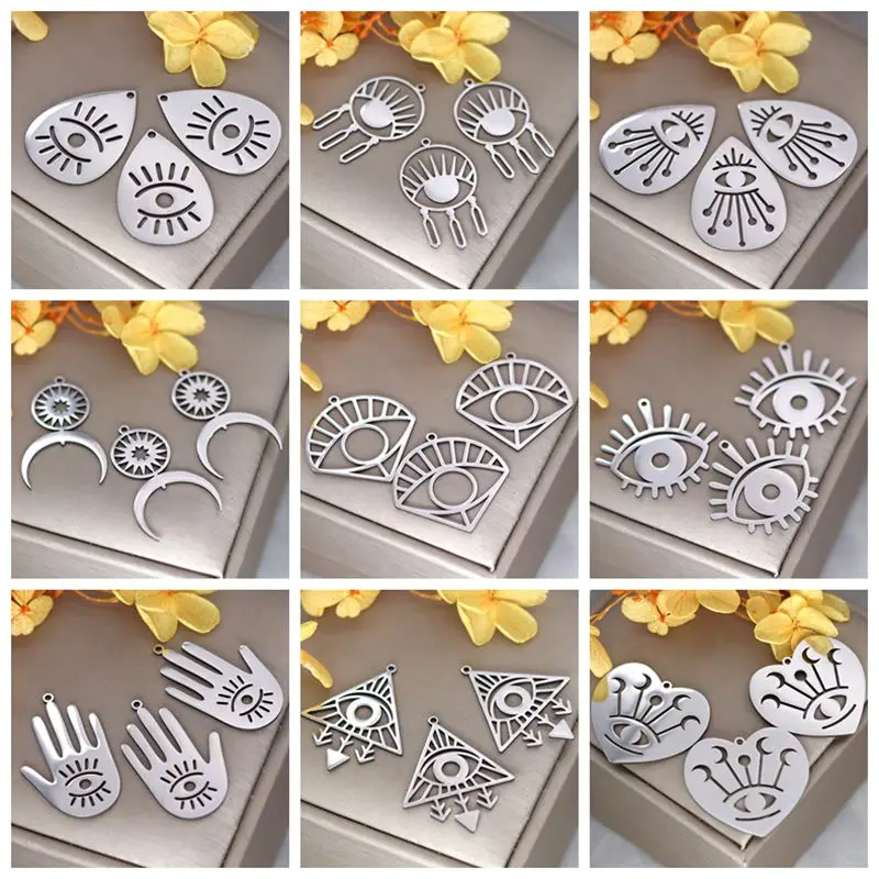 3 шт. Geek Eye DIY амулет кисточки сглаза подвески модное ожерелье серьги для женщин