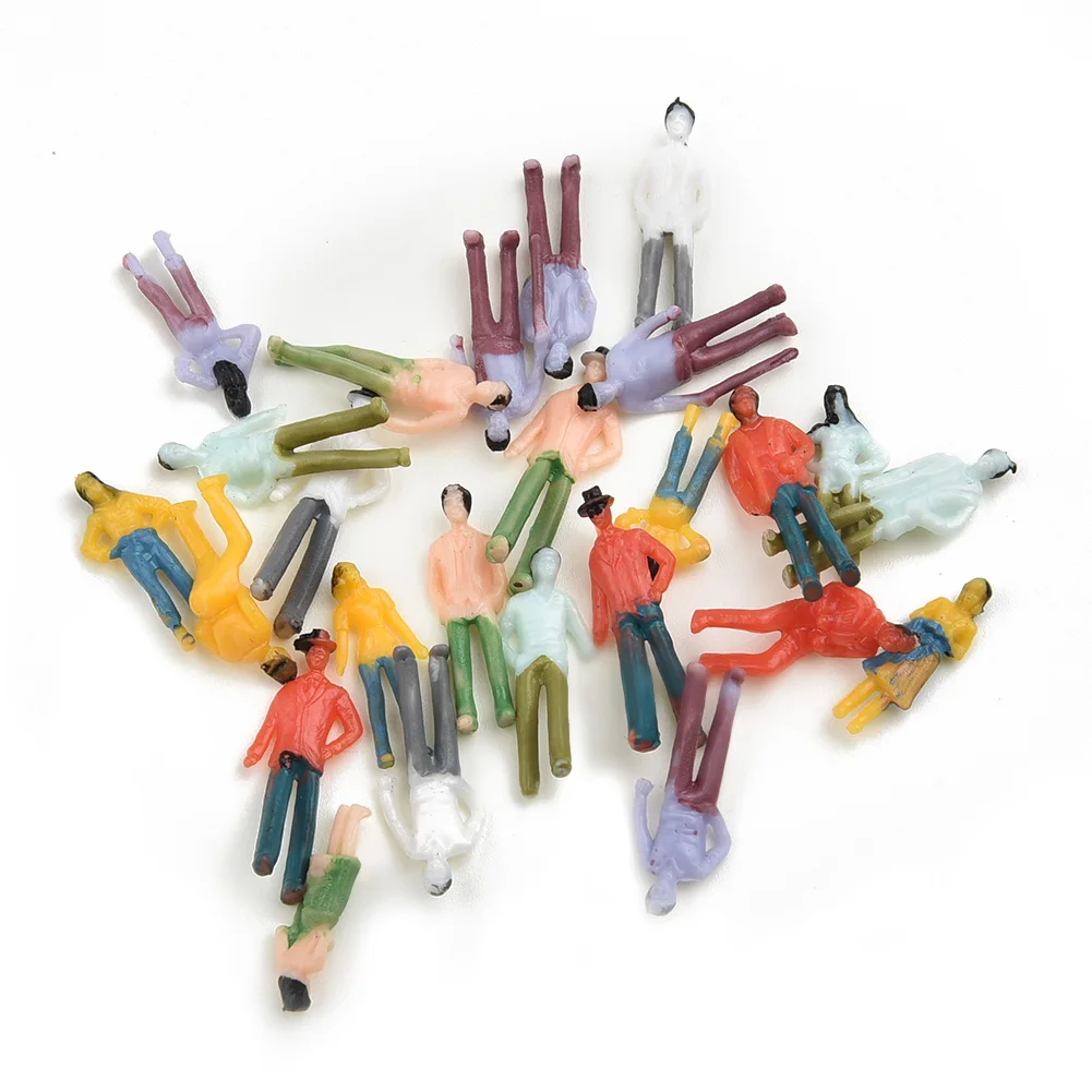 20/100 шт. пластиковые модели поездов