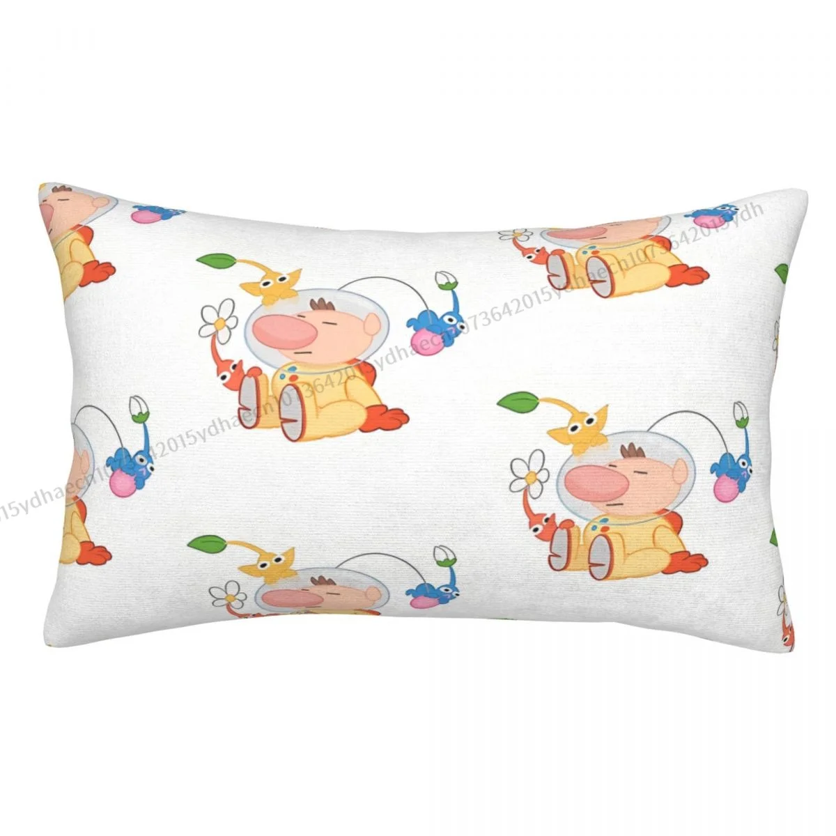 

Pikmin Olimar Just Pillow Case Three Pikmin Cushion Covers Home Sofa Chair Decorative Backpack Covers