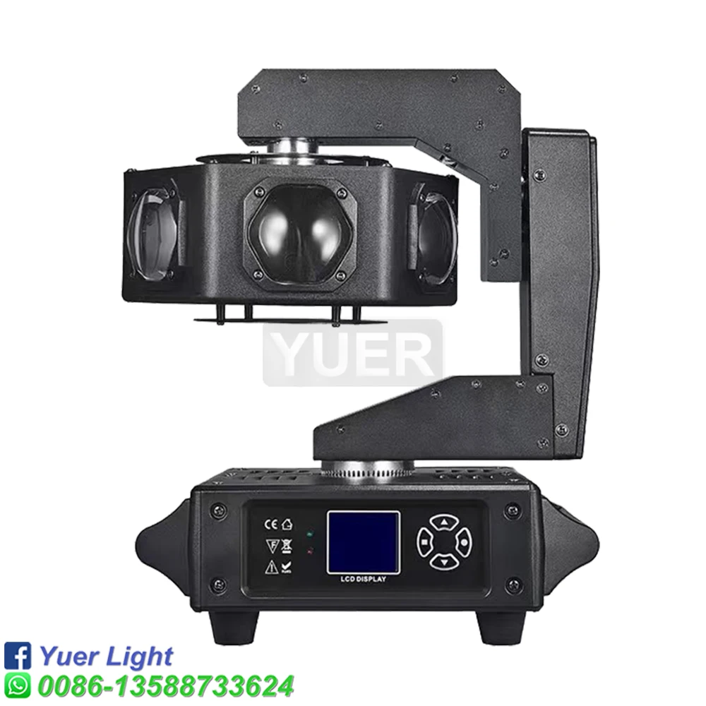 Фото YUER 6X40W RGBW светодиодный светильник с подвижной головкой и одной летающей магнитной подсветкой для DJ Disco Stage Prom Bar Party Dance Floor Club DMX512 14/16CH №4