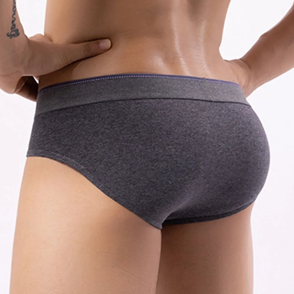 

Fashion Men Sexy Cotton Boyshort Middle Waist Butt Lift Briefs Thong Lingerie Underwear Underpants Body Sculpting Panties