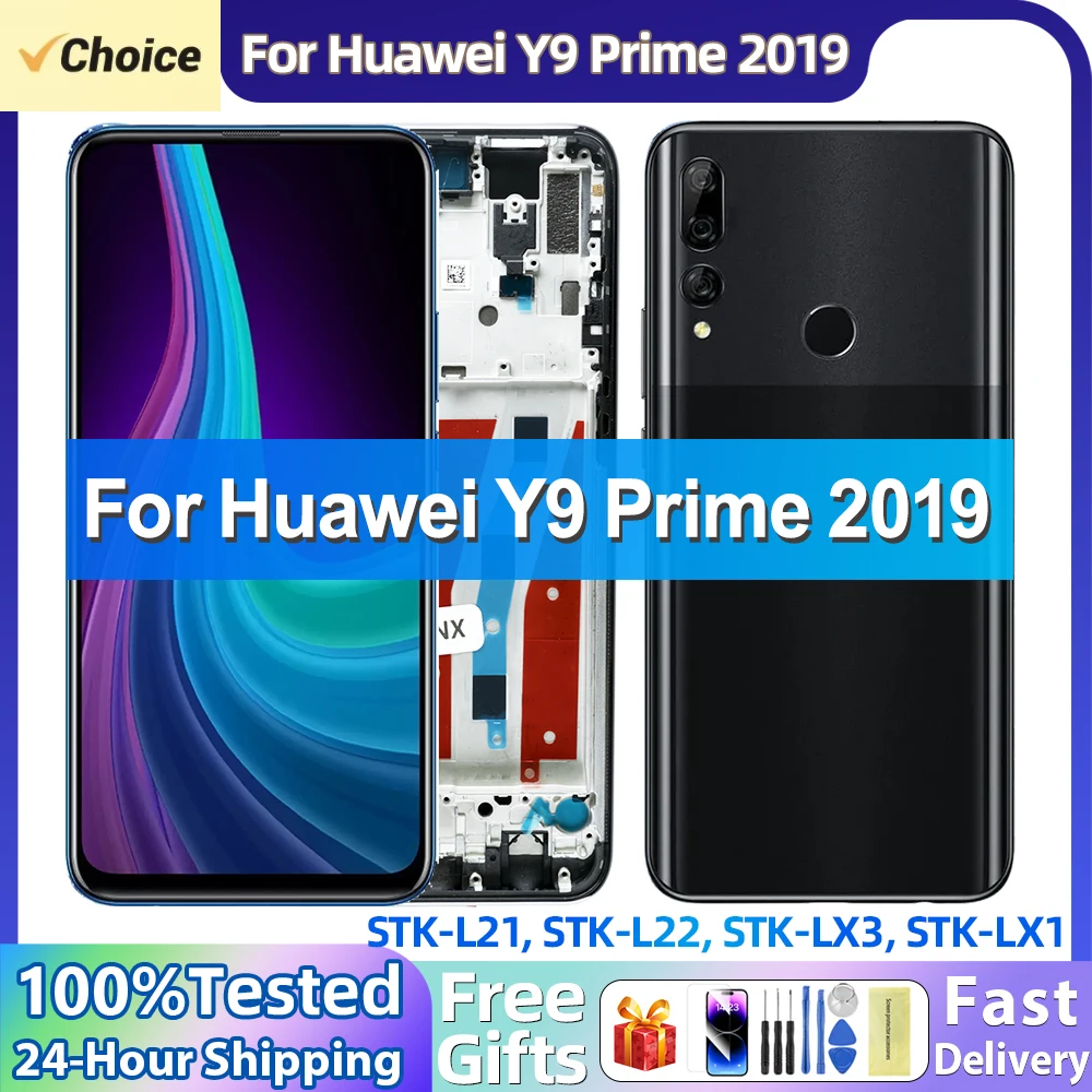 Huawei P Smart Z/y9 Prime 2019 Жк-дисплей С Дигитайзером Сенсорного Экрана 6 59 Дюйма Hd 1080x2340