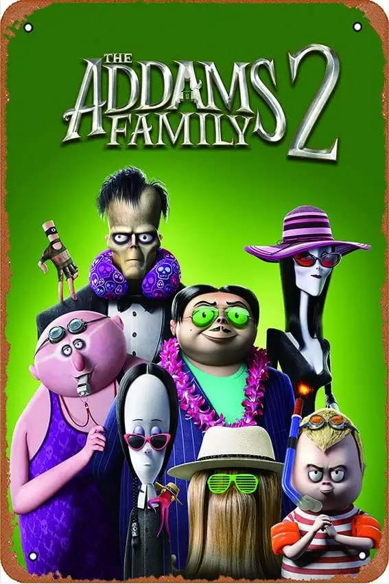 Плакат ddms Fmly 2 Move Vntge Metl Tn Sgn Wll Decor For Brs Coffee Br Home 12X8 nch