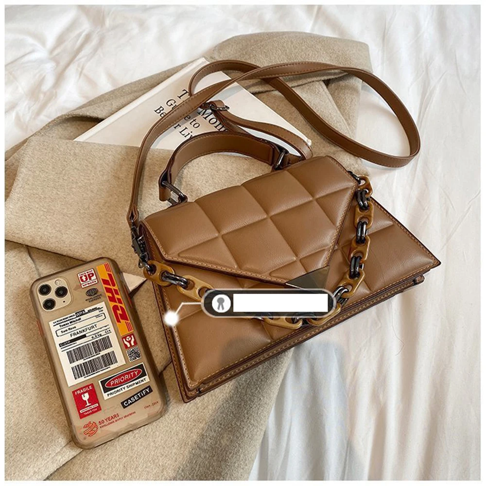 2023 New Female Luxury Chains Bag Fashion Flap Tote Bag Casual and Versatile Handbag Large Capacity One-shoulder Crossbody Bag