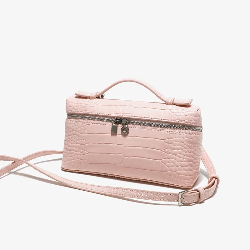 Сумка для обеда с крокодиловым узором ручная сумка диагональным крестом на одно