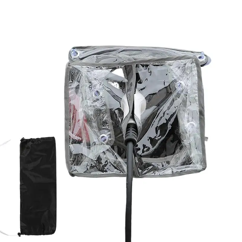 

Пылезащитный чехол для автомобильного зарядного устройства, уличный водонепроницаемый защитный чехол для зарядного устройства, аксессуары для защиты от солнца, защита зарядного устройства, аксессуары для автомобиля