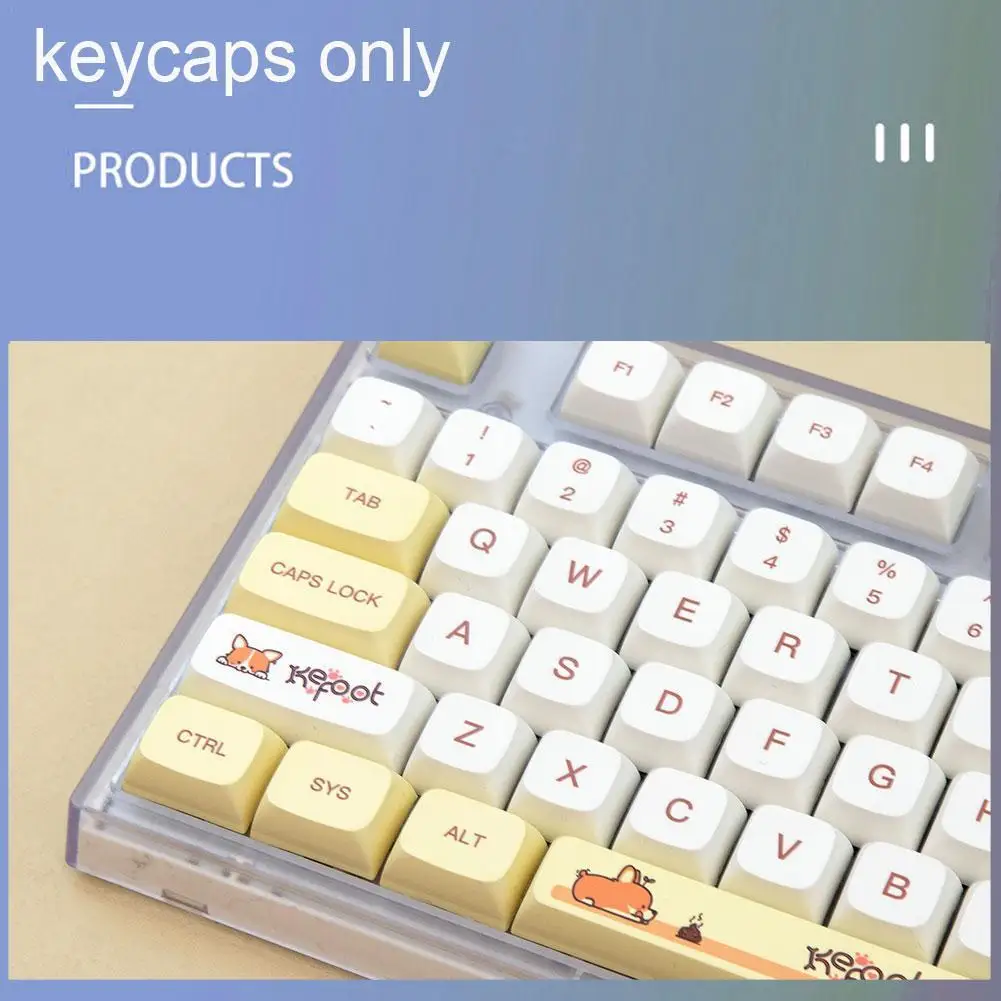 

Персонализированные колпачки для клавиш Cherry MX Switch, 135 клавиши, профиль клавиатуры PBT, игровая механическая клавиатура и 104/68/87/980 клавиатуры