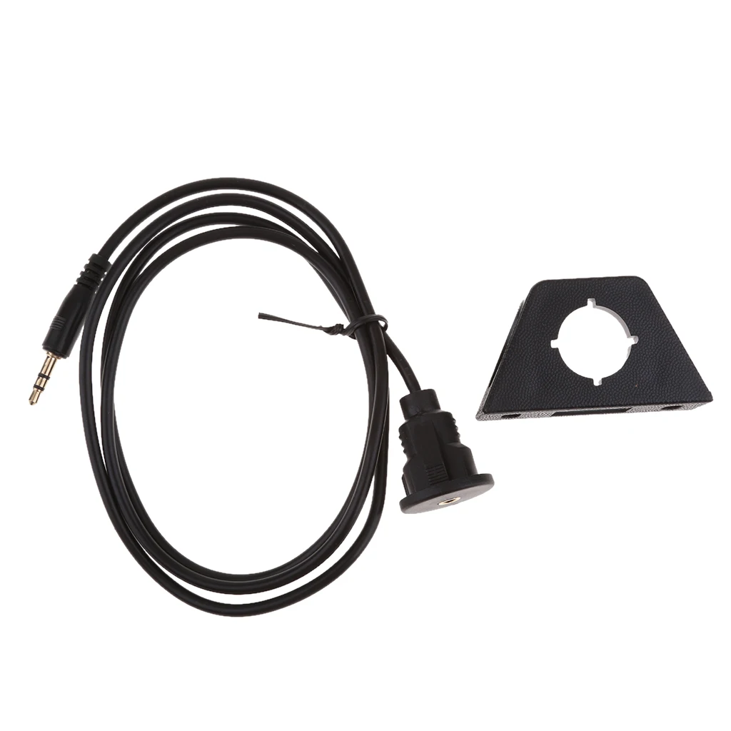 

Panel Mount Cable for 3.5mm AUX Male-Female Extension for Boat
