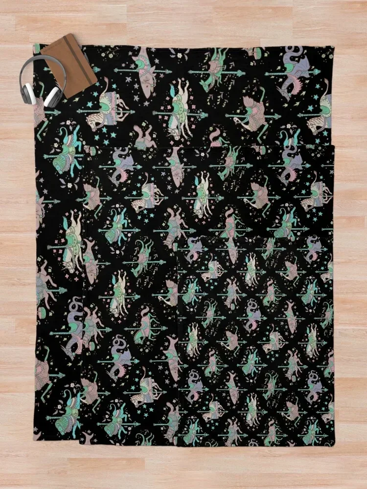 Карусель-темное одеяло теплое среднее кровать плед движущиеся одеяла