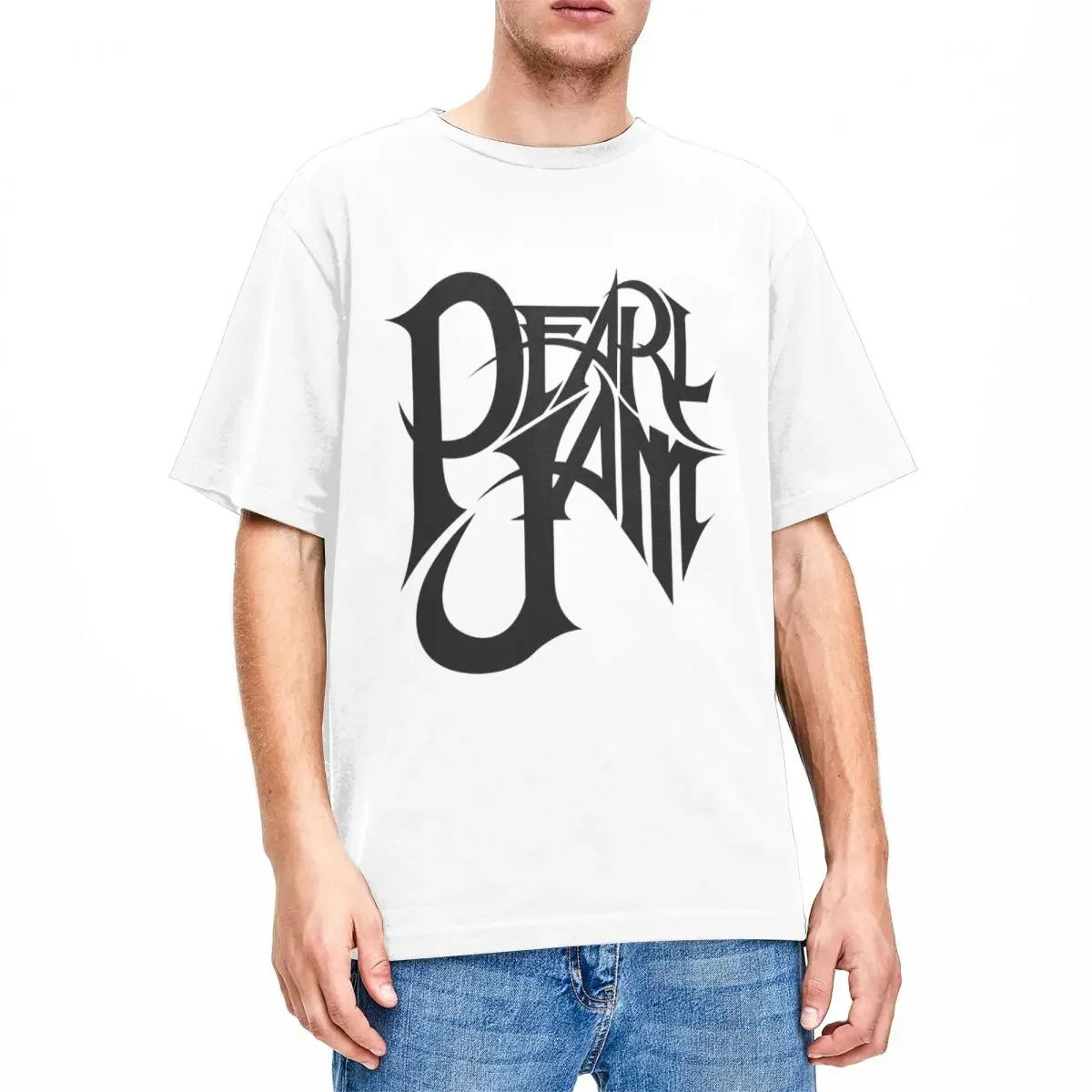 Модная футболка с логотипами P-Pearl J-Jam футболки короткими рукавами Отличная