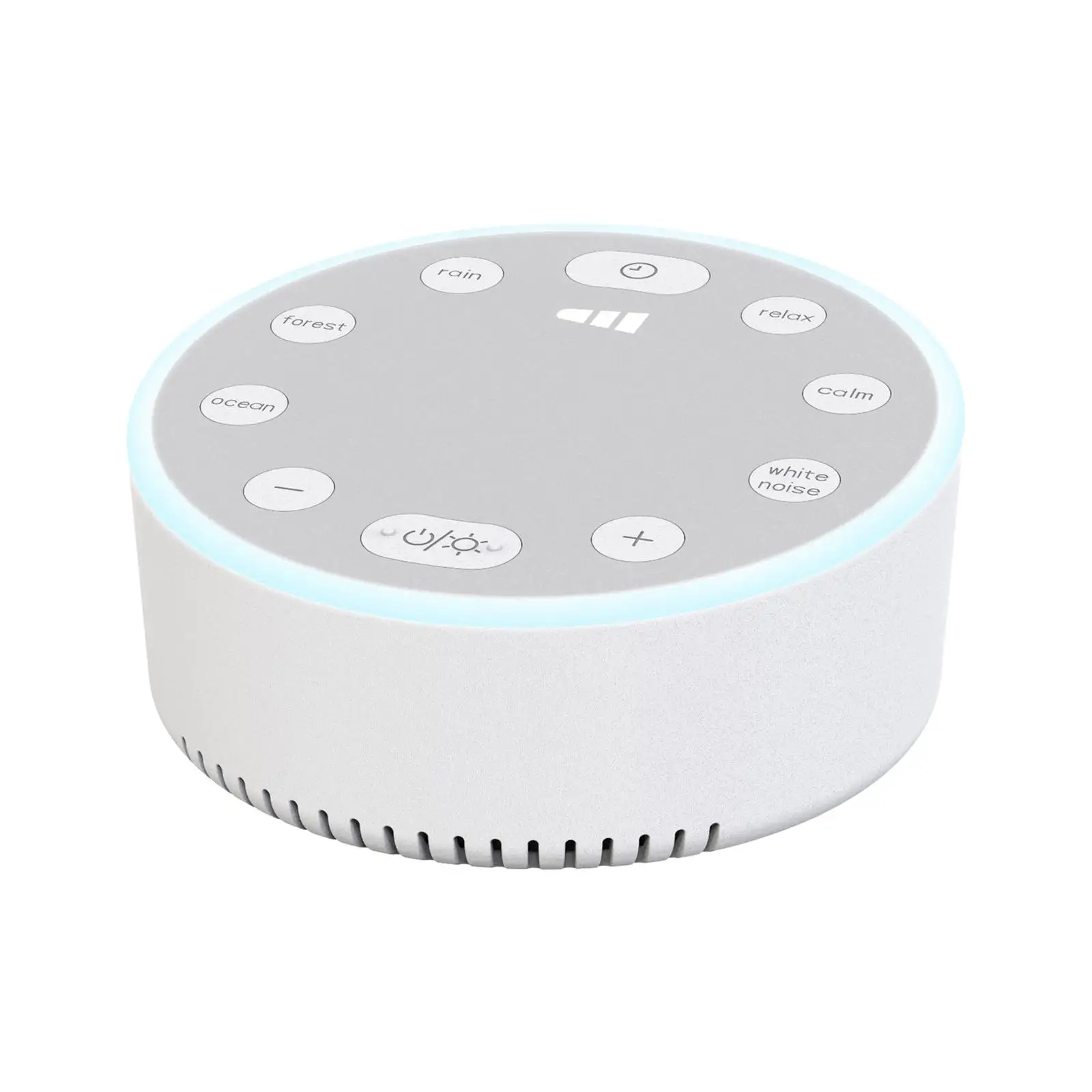 

White Noise Sound Machine Mini Soothing Sounds with Light Smart White Noise Machine for Study Bedside Travel Tea House Yoga Room