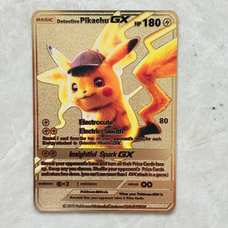 В наличии 1 шт./компл. домашние металлические карты Pokemon Пикачу Иви Мьюту Лапрас