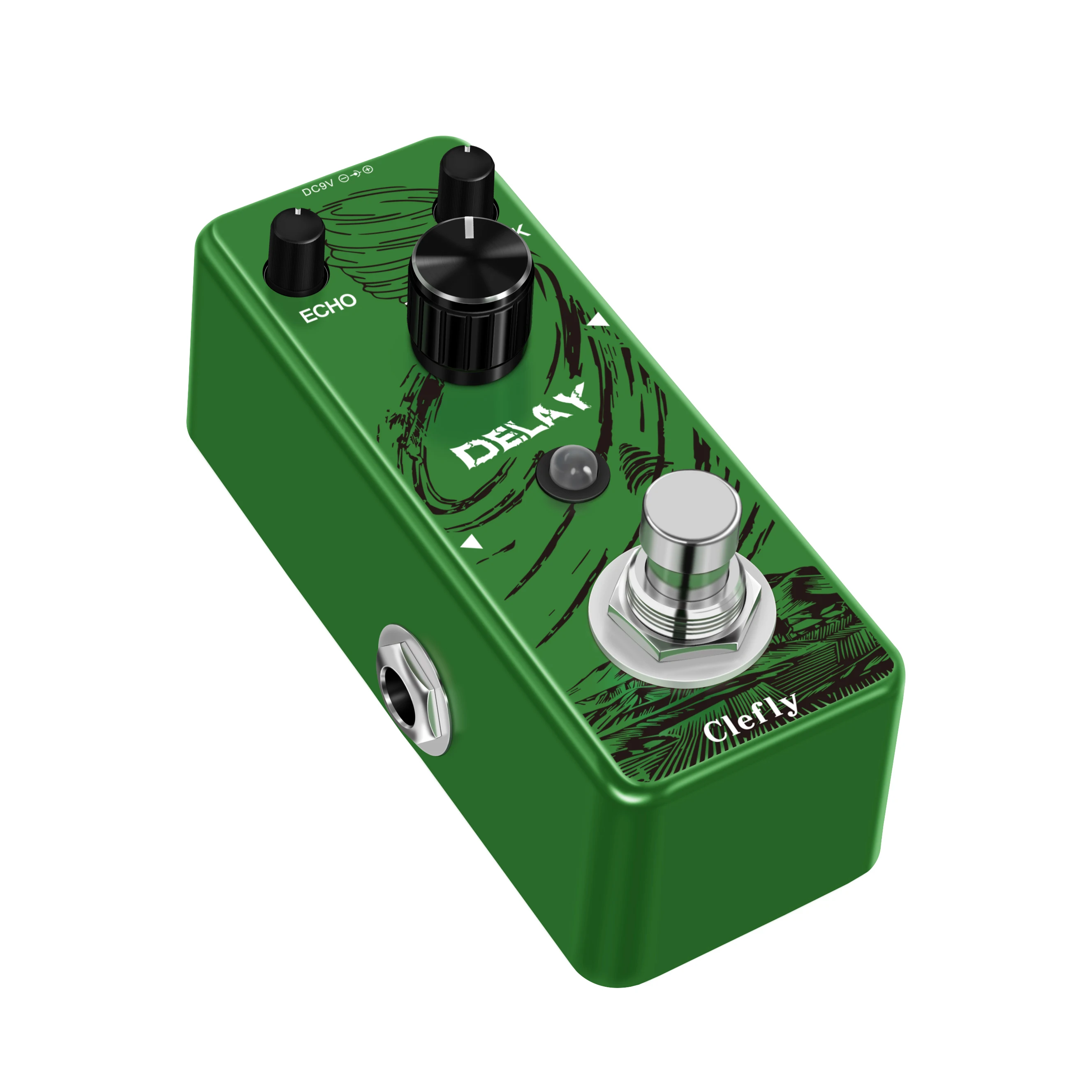 Clefly LEF-314 Guitar Delay Pedal Analog Delay Guitar Effect Pedal Switching, Fully Vintage Delay True Bypass