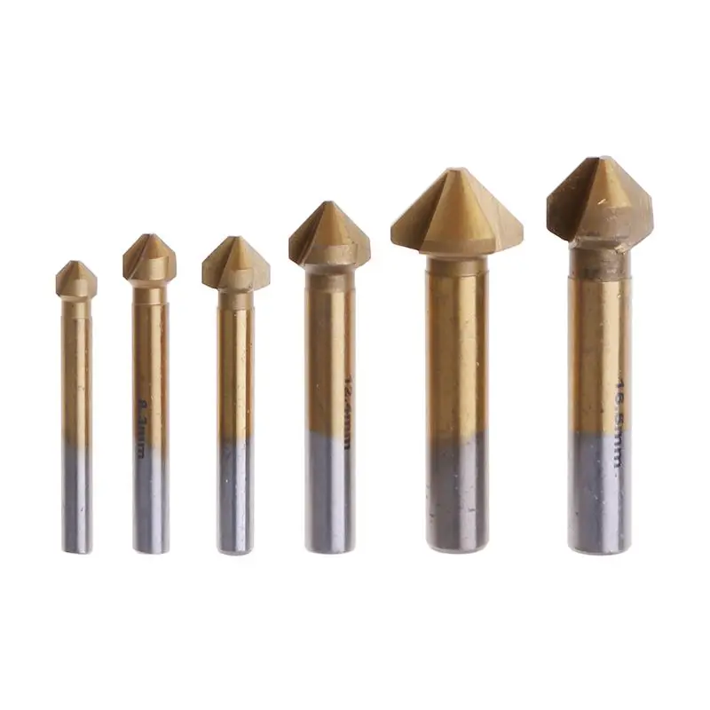 

X37E 90 Deg Beveling Chamfer Countersink Drill Bit for Hole Trimming Clean Finishing