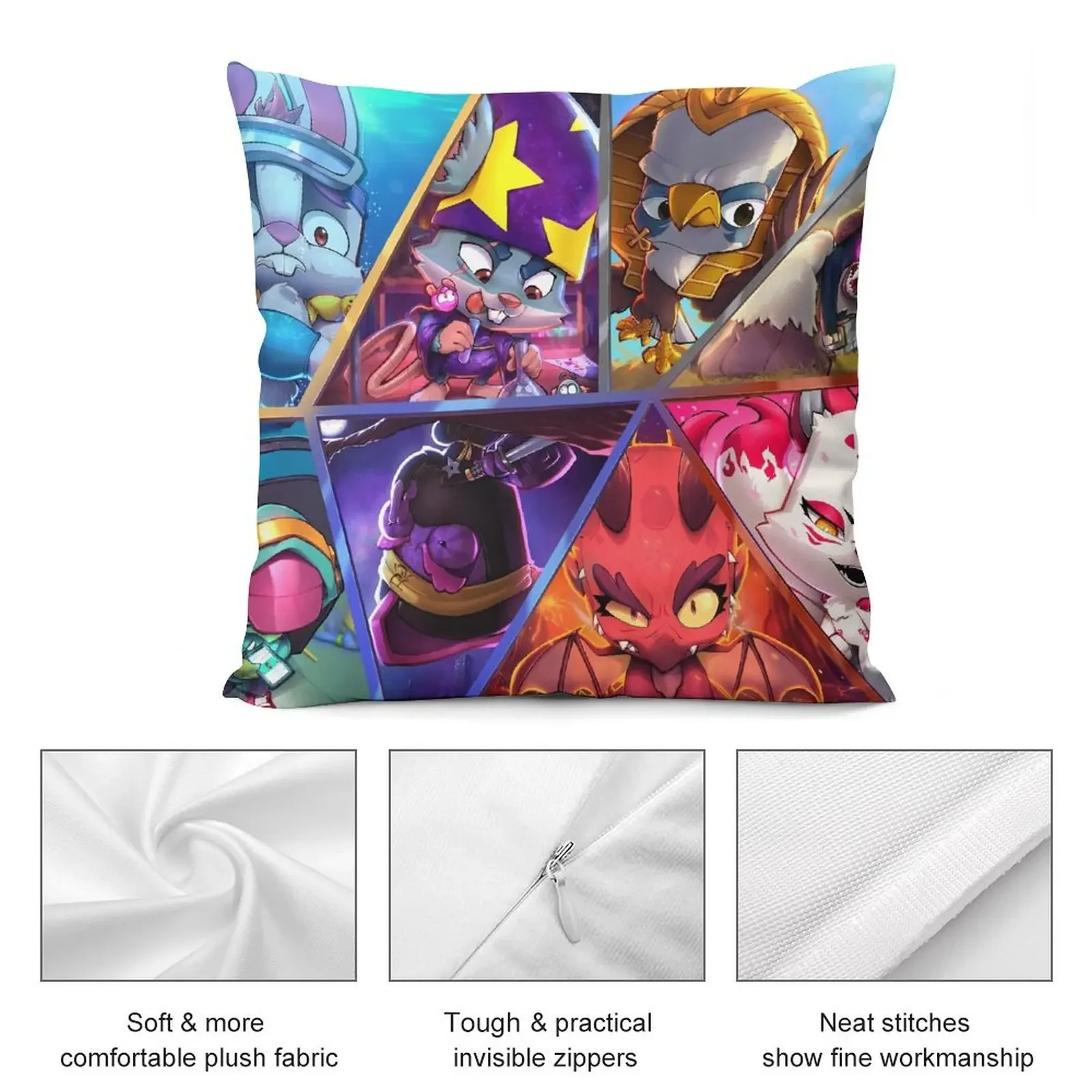 Легендарные персонажи Зооба декоративная подушка для девочек в стиле аниме