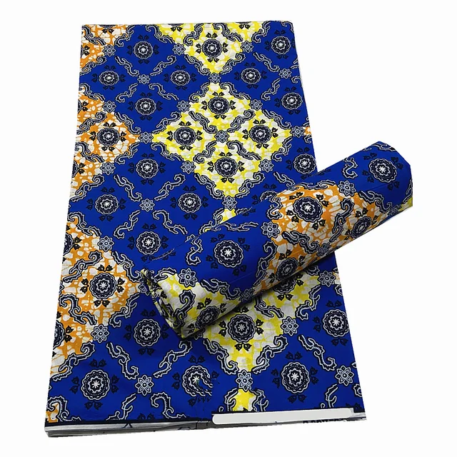 

Ankara Batik Wax 100% Cotton 6Yards Soft Green Color Ghana Style Printed Guaranteed Veritable African Real Wax Fabric For Sewing