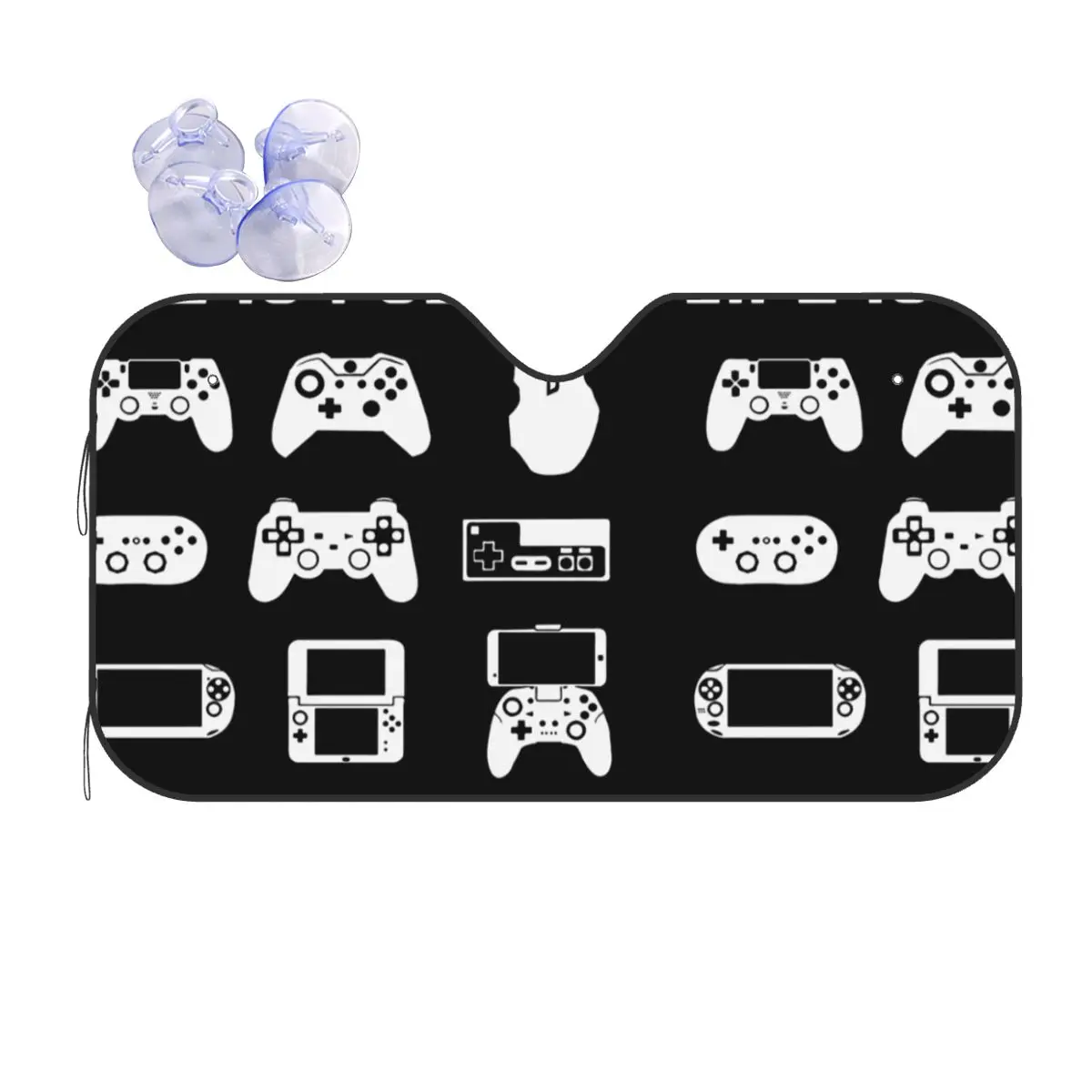 

Video Games Gamer Player Folding Windshield Sunshade 70x130cm Aluminium Foil Car Window Windscreen Cover Car-covers