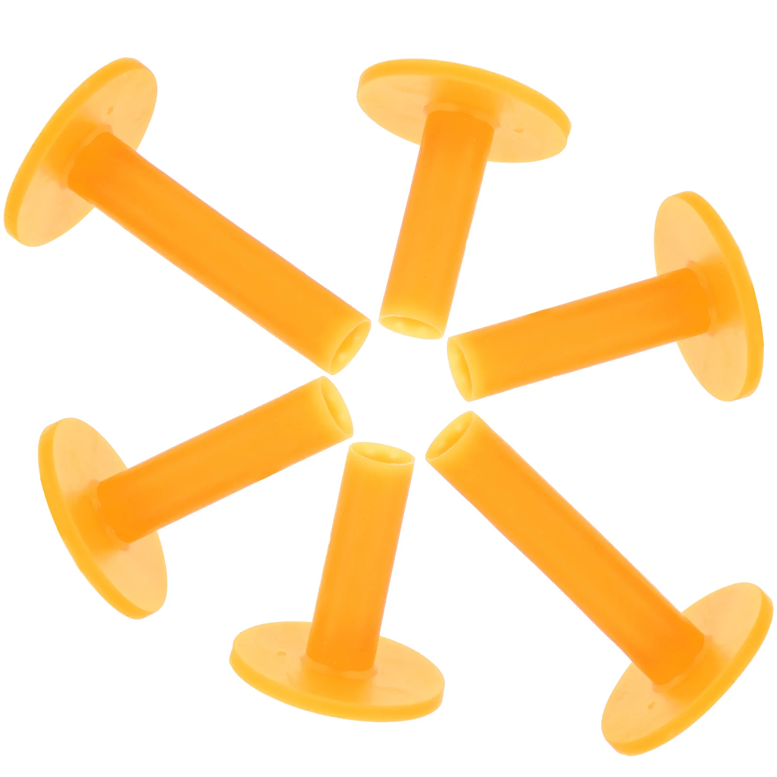 

6 Pcs Golf Tee Golfs Ball Racks Practice Mat Accessories Sport Portable Rubber Supplies Sports