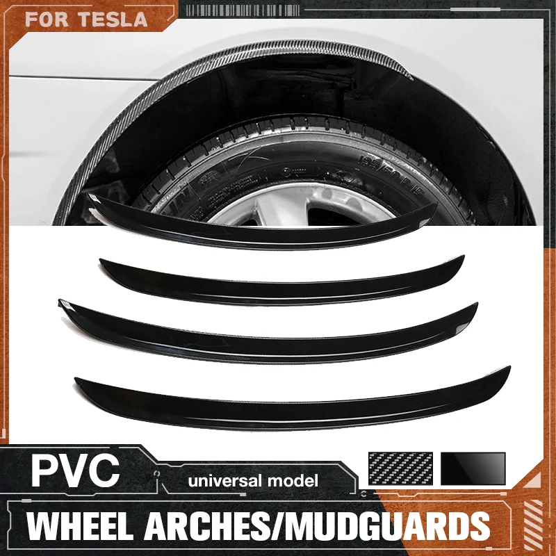 

New 2022 Universal Car Wheel Eyebrow Arch Mouldings Fender Rubber Stickers Body Kit Protector