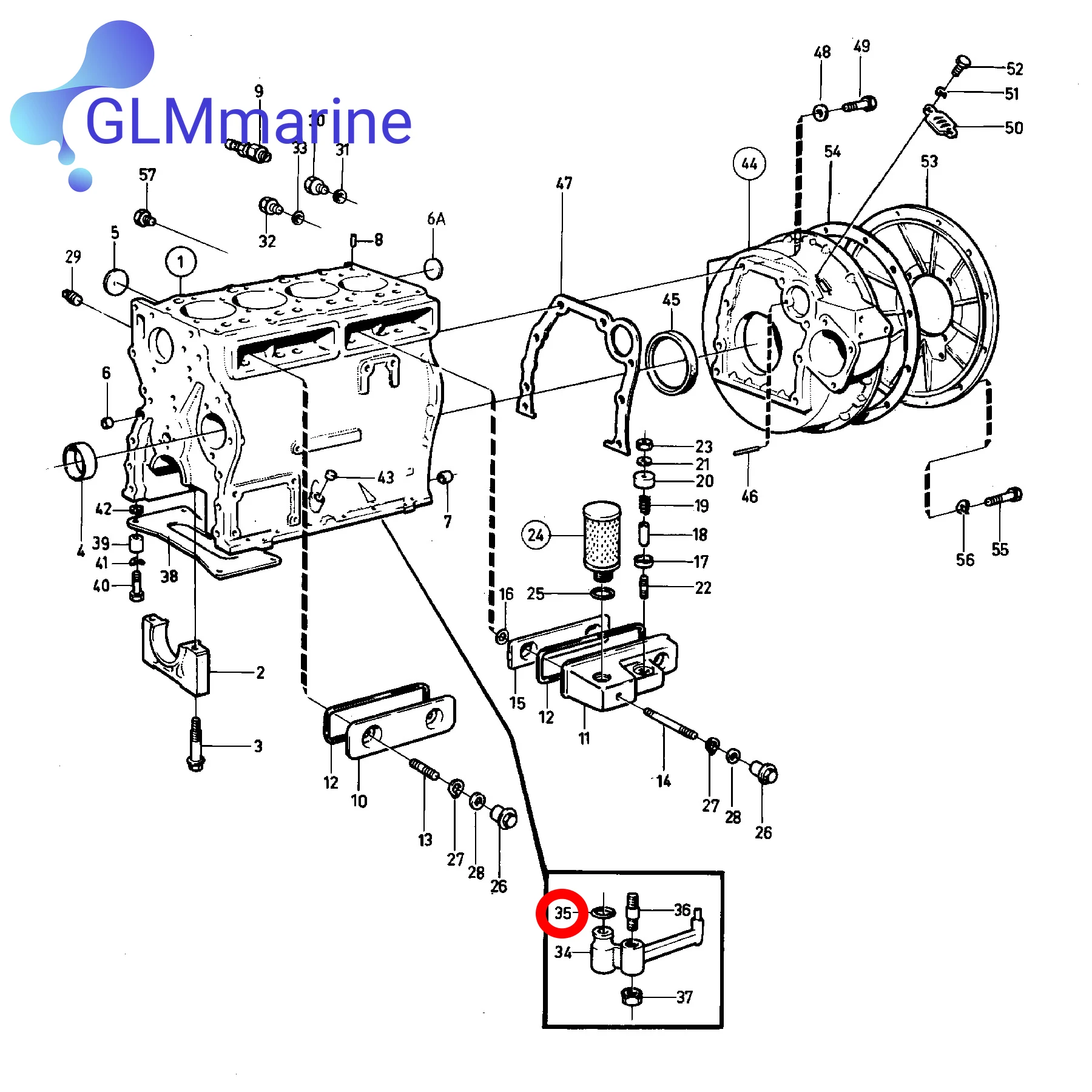 Уплотнительные кольца 955981   Для Volvo Penta Outdrive SX-M SX-A DPS-A DPX-A AD30A TAMD41H-A KAD32P TAMD165A 3852045 3855081 (art.: 3920ca41642e2) - 3920ca41642e2