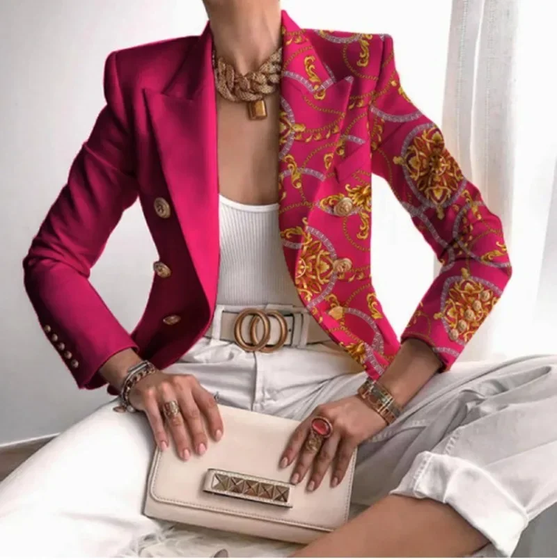 Новое женское пальто с сезонным принтом Konishi украшение для тела стильный