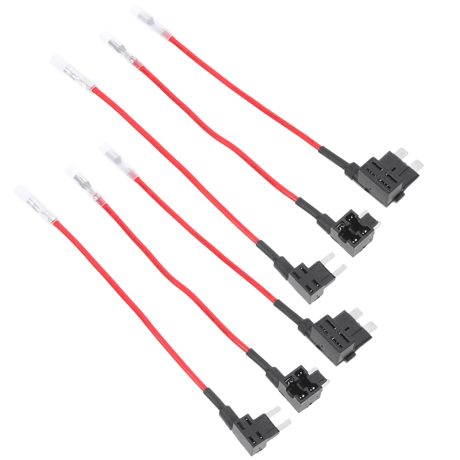 

6pcs In Line Fuse Holder Assorted Automotive Replacement Fuse Holder Accessory