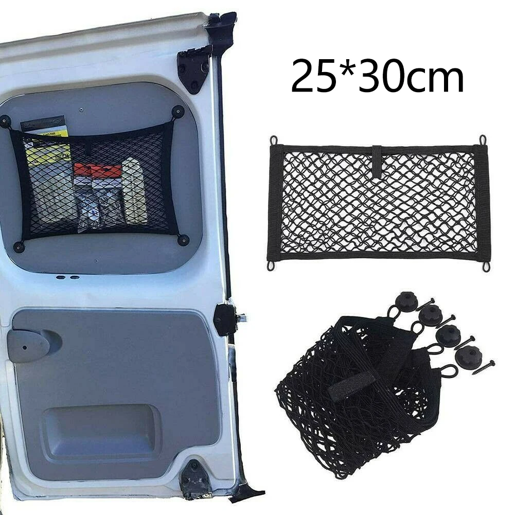 

25x30cm Car Storage Net Car Mesh Net Holder For RV Storage Boat Cargo Pocket Stowing Tidying Accessories