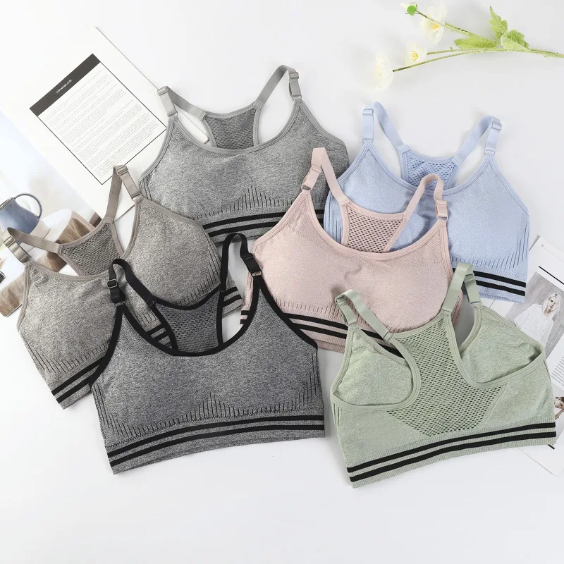 

Beauty Back Sports Bras for Women Sexy Casual Fitness Underwear Hollow Out Tube Top Female Seamless Bralette Tops Brassiere
