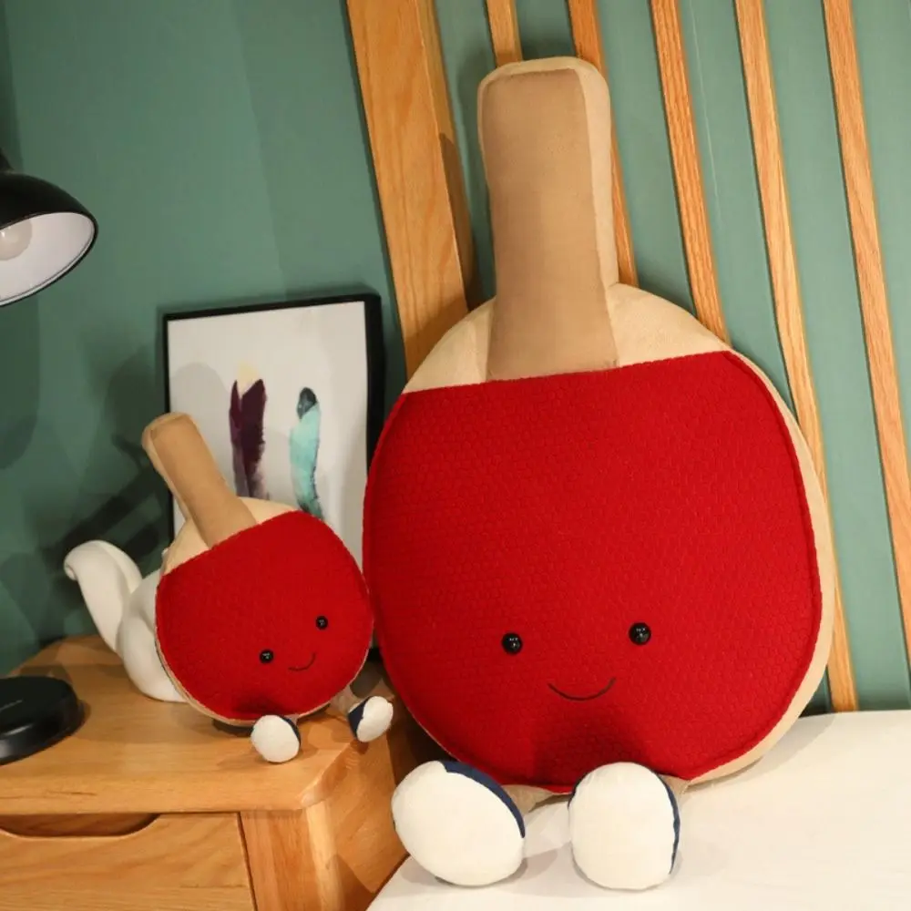 Симпатичная плюшевая подушка для ракетки настольного тенниса Подарочная