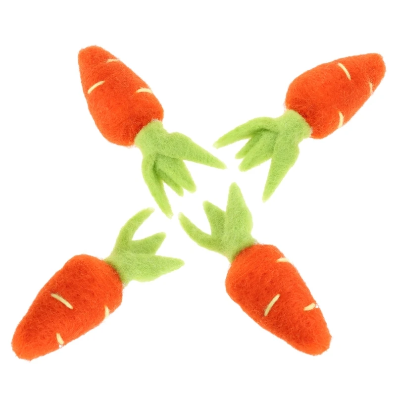 Морковь шерсть ручная работа реквизит для детской фотографии аксессуары