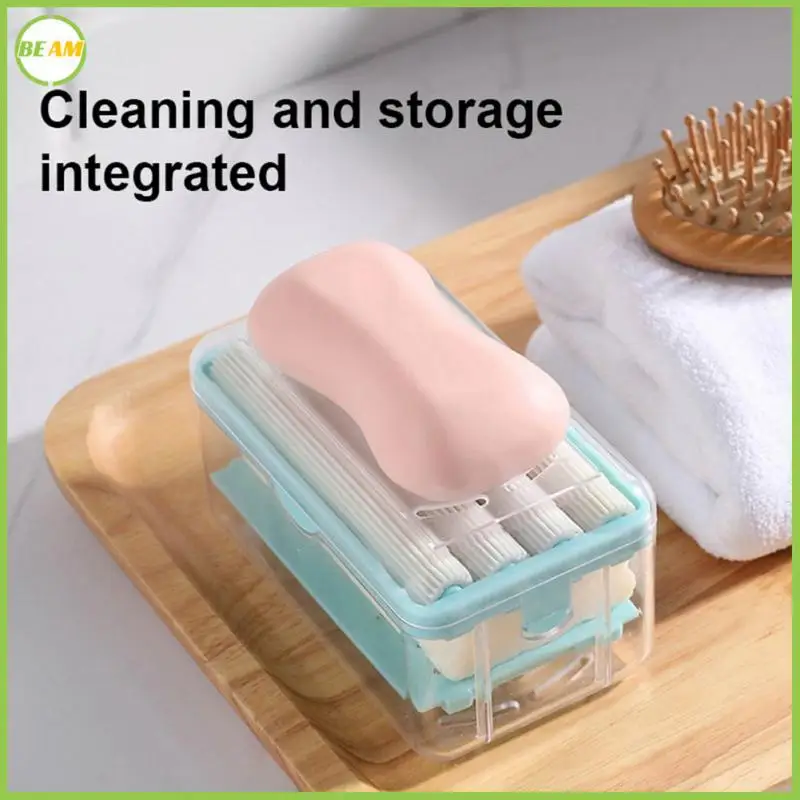 

Soap Box Drain Holder Household Storage Box Drain Plastic Soap Holder Soap Dish With Drain Water Creative Soap Box Travel