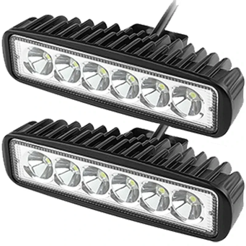 

Автомобильный рабочий фонарь 6LED DRL прожектор высокого качества водонепроницаемый авто внедорожник грузовик универсальный ночной безопасный фонарь дальнего света 18 Вт 12 В